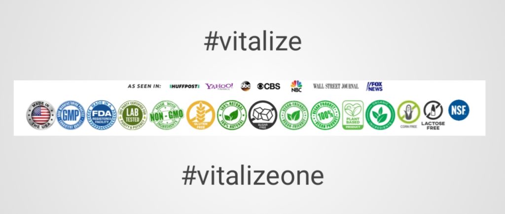 VITALIZE tangible products